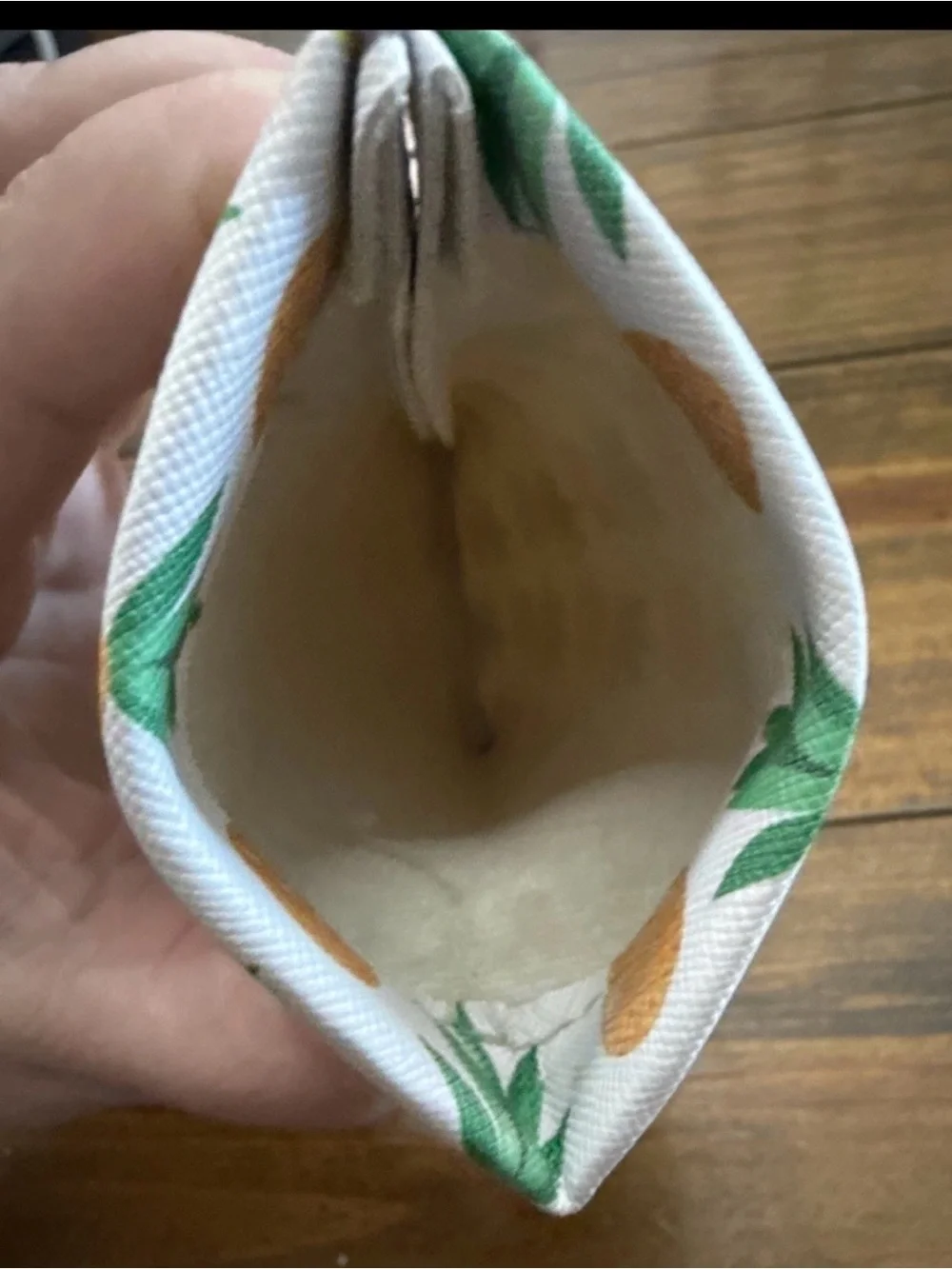 Steve Madden Pineapple Pattern Sunglasses Pouch - White, Gold & Green